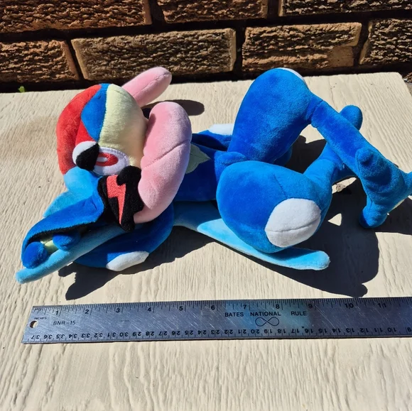 Rare Ash Greninja Pokemon Center 2016 Original Plush 10 Seated/ 12 Tush Tags
